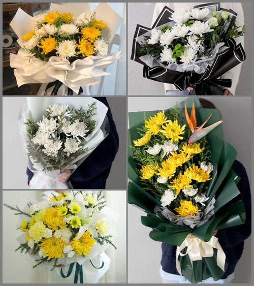 山东莱芜钢城区里辛街道南赵家峪村白事花束代送